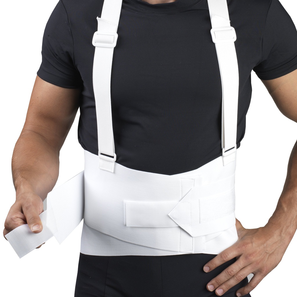 Champion Professional Quality Industrial Back Support Belt w Removable Straps